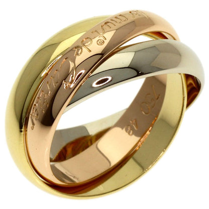 Cartier Trinity 48 Ring 18k Yellow Gold 18k White Pink — view 2