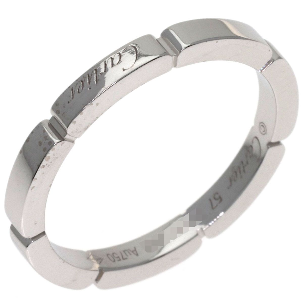 Cartier Lanier 57 Ring 18k White Gold — view 2