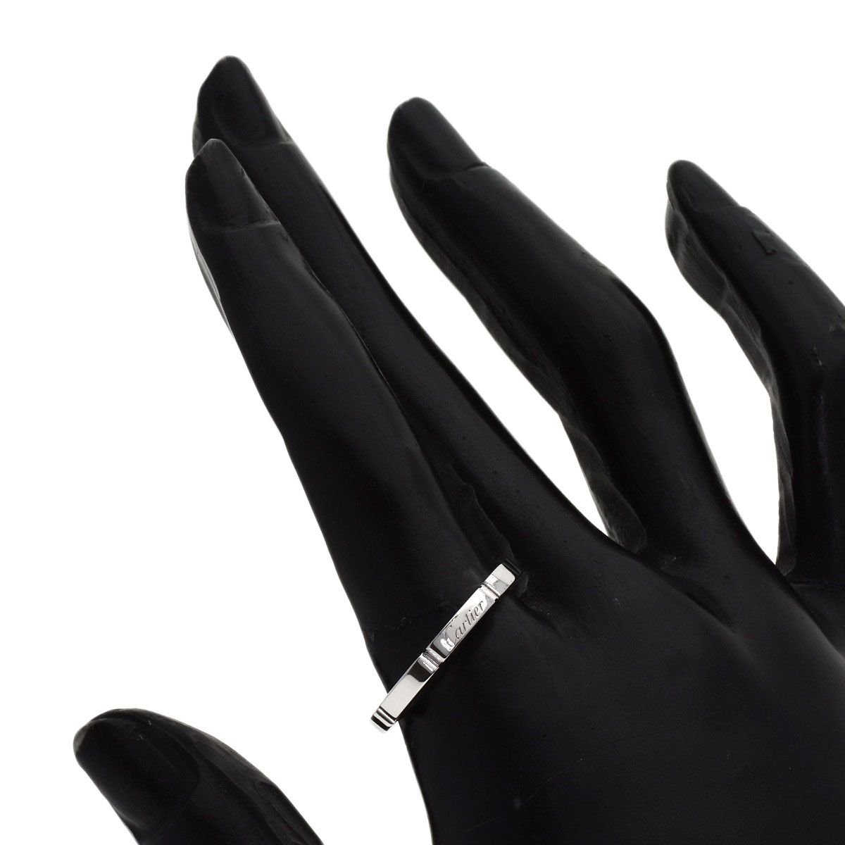 Cartier Lanier 57 Ring 18k White Gold — view 5