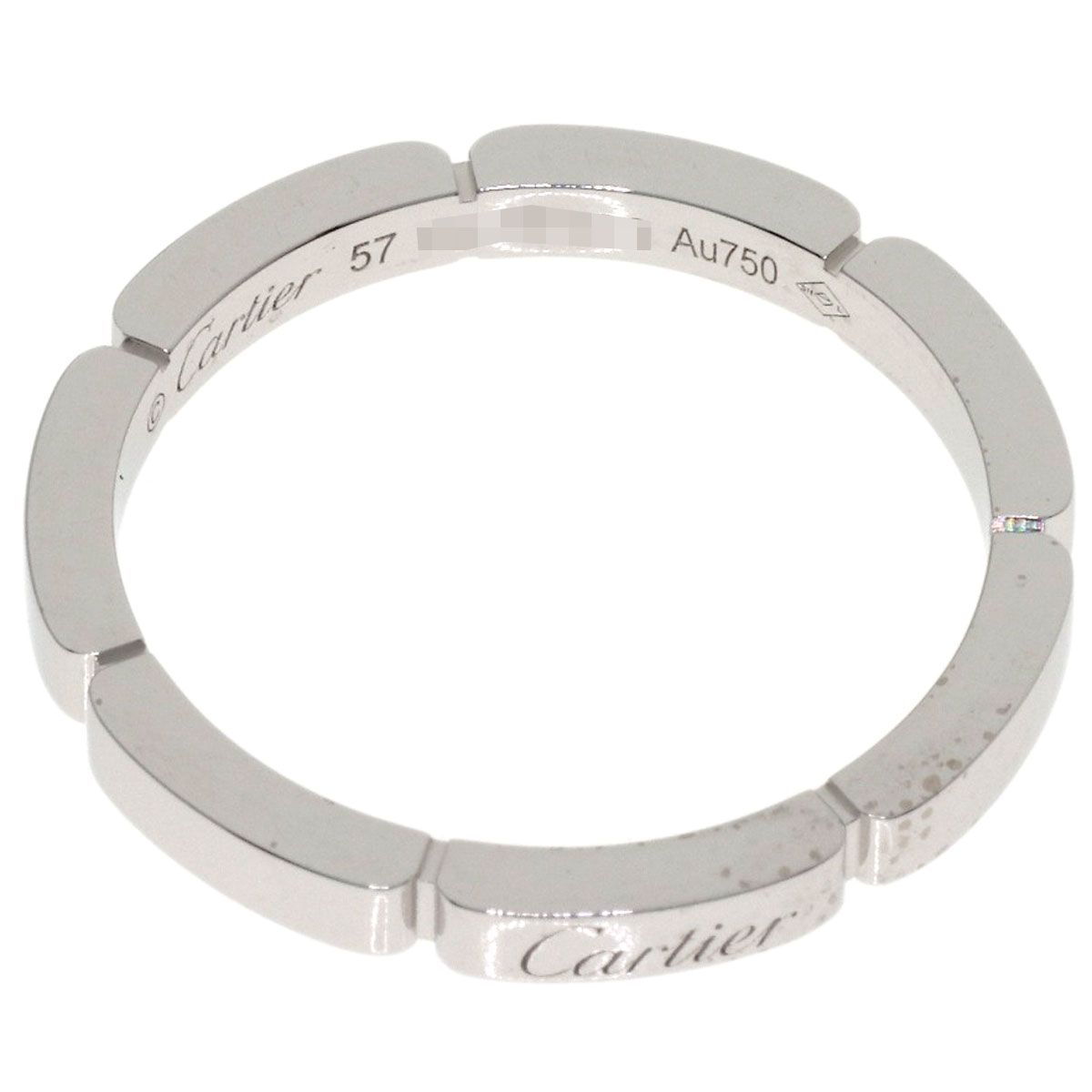 Cartier Lanier 57 Ring 18k White Gold — view 4