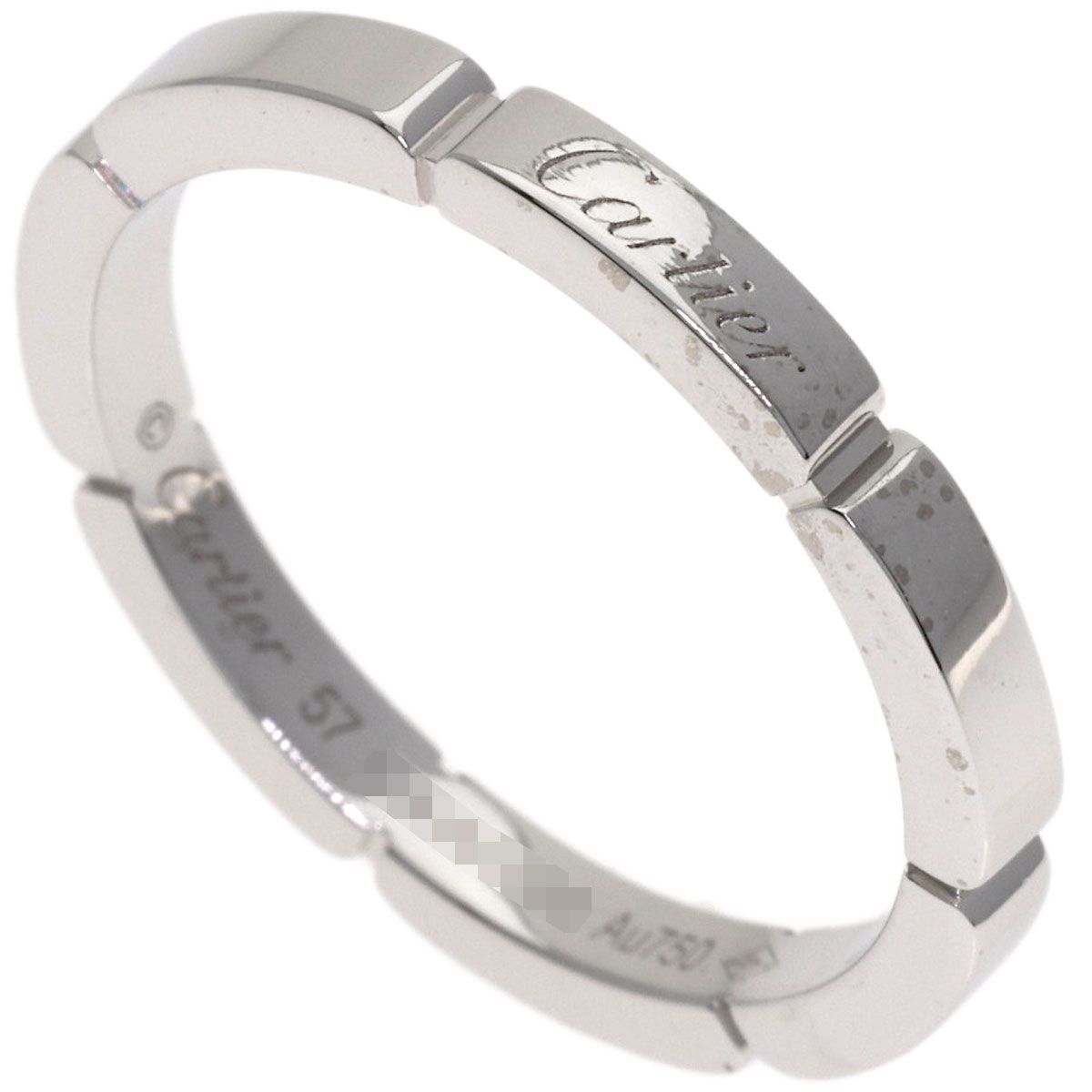 Cartier Lanier 57 Ring 18k White Gold