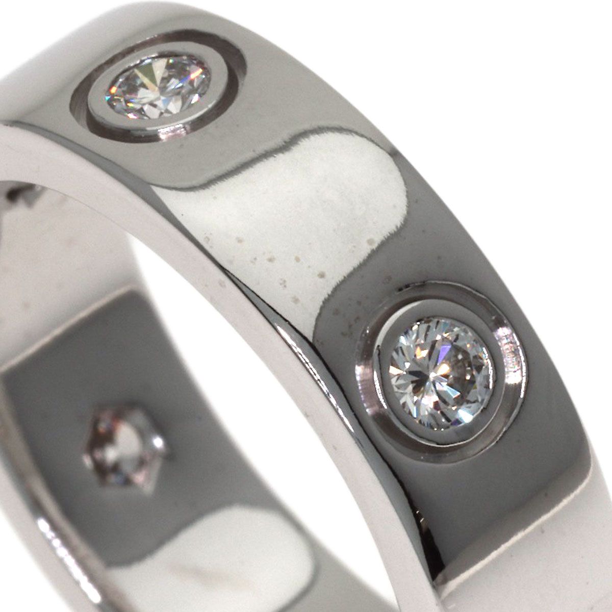 Cartier Love Ring Full Diamond 49 18k White Gold — view 8