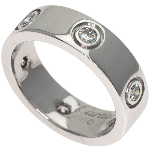 Cartier Love Ring Full Diamond 49 18k White Gold