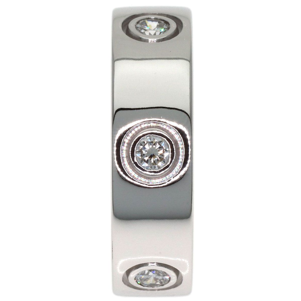 Cartier Love Ring Full Diamond 49 18k White Gold — view 3