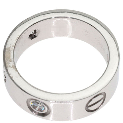Cartier Love Ring Half Diamond 47 18k White Gold — view 5