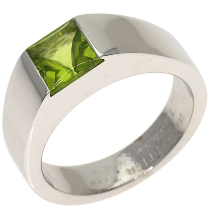 Cartier Tank Ring Peridot 50 18k White Gold — view 2