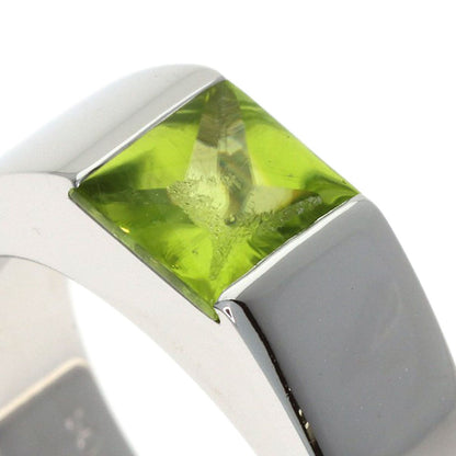Cartier Tank Ring Peridot 50 18k White Gold — view 8