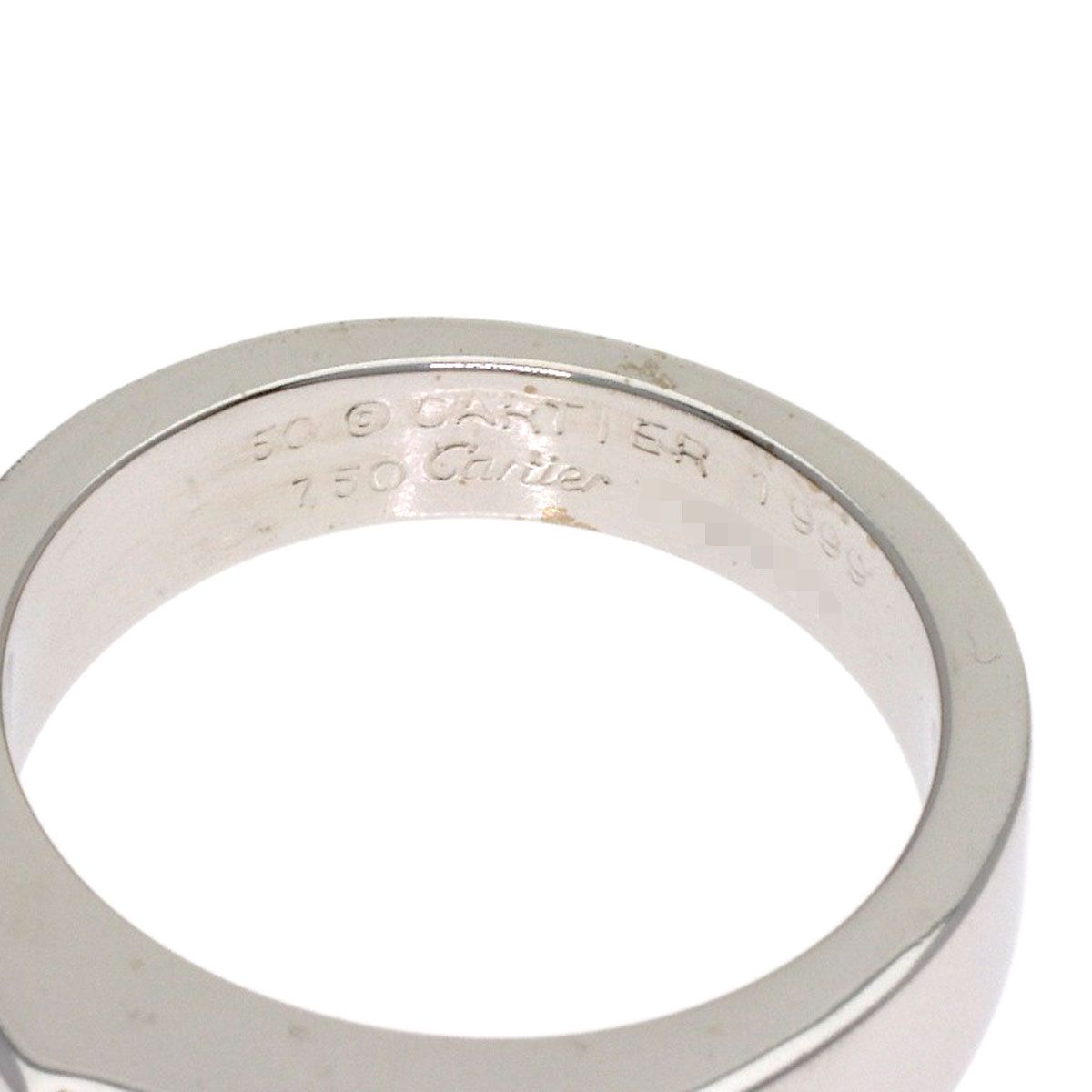 Cartier Tank Ring Peridot 50 18k White Gold — view 5