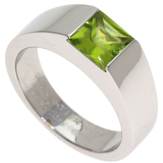 Cartier Tank Ring Peridot 50 18k White Gold