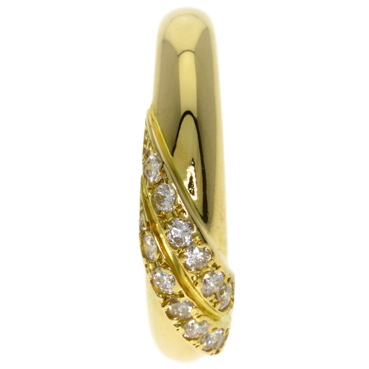 Dior Diamond Ring 18k Yellow Gold — view 9