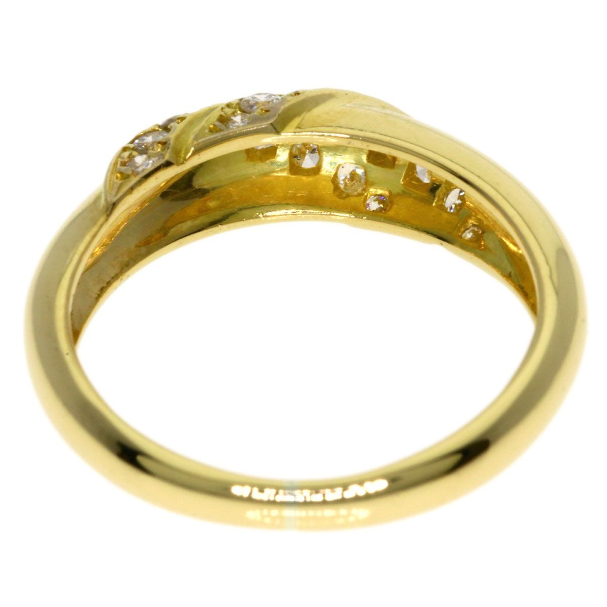 Dior Diamond Ring 18k Yellow Gold — view 4