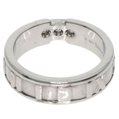 Tiffany & Co Atlas Diamond Ring 18k White Gold — view 4