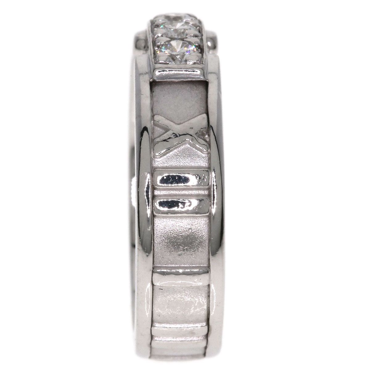 Tiffany & Co Atlas Diamond Ring 18k White Gold — view 3