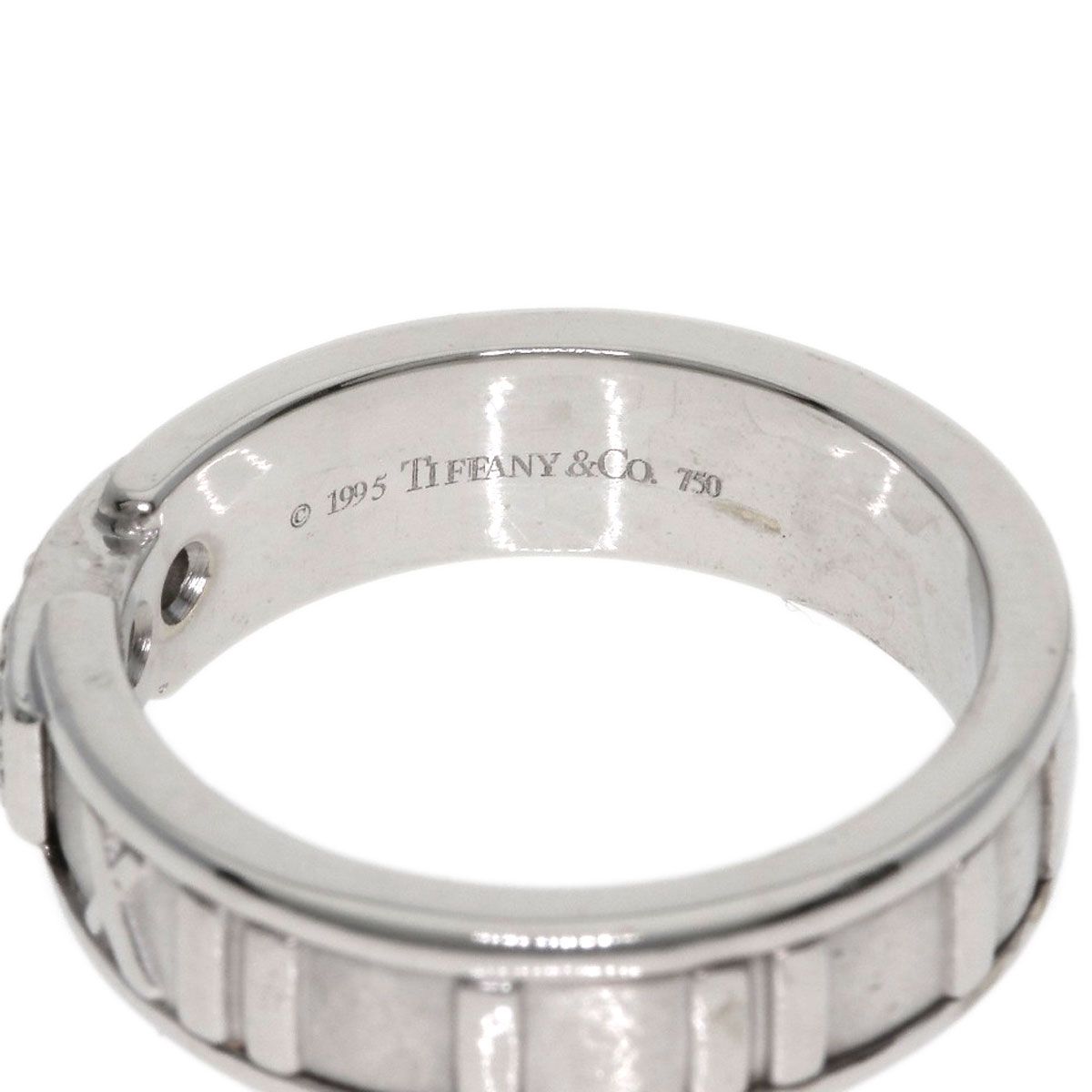 Tiffany & Co Atlas Diamond Ring 18k White Gold — view 5