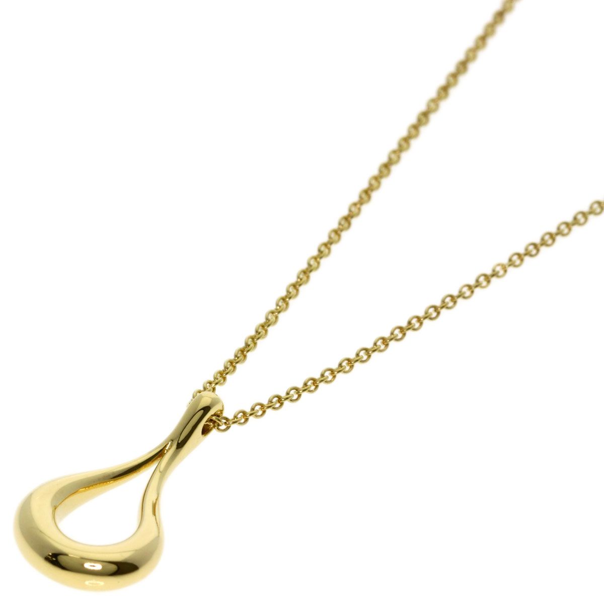 Tiffany & Co Teardrop Necklace 18k Yellow Gold