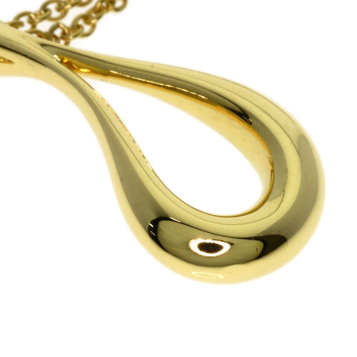 Tiffany & Co Teardrop Necklace 18k Yellow Gold — view 5