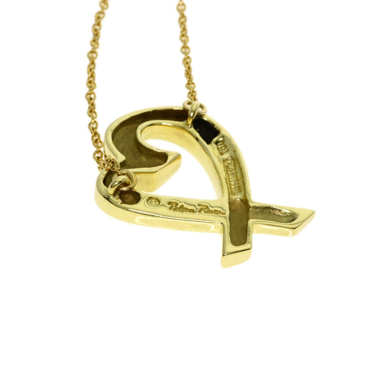 Tiffany & Co Loving Heart Necklace 18k Yellow Gold — view 5