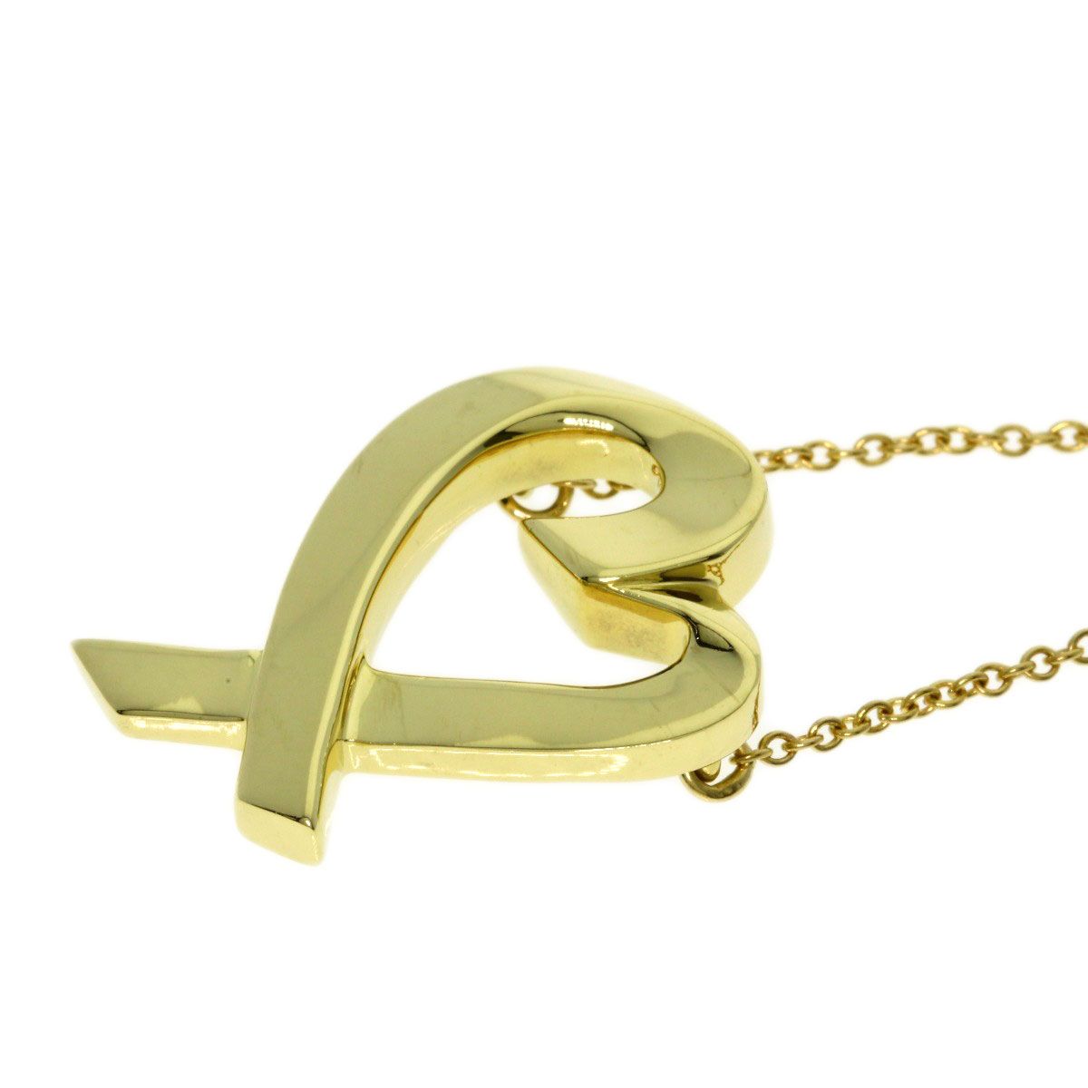 Tiffany & Co Loving Heart Necklace 18k Yellow Gold — view 6