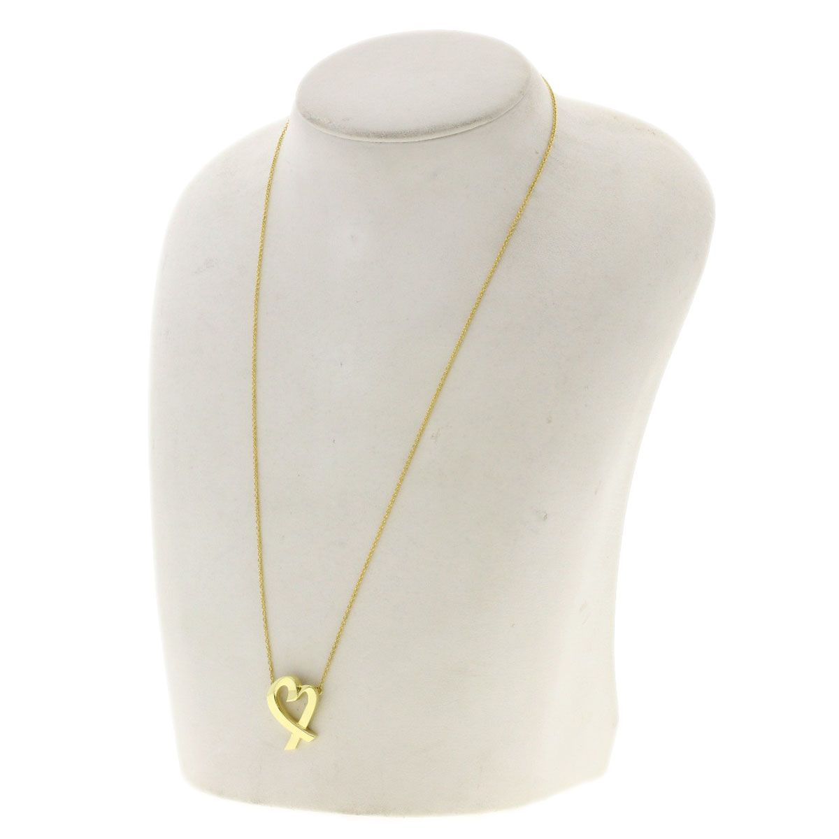 Tiffany & Co Loving Heart Necklace 18k Yellow Gold — view 4