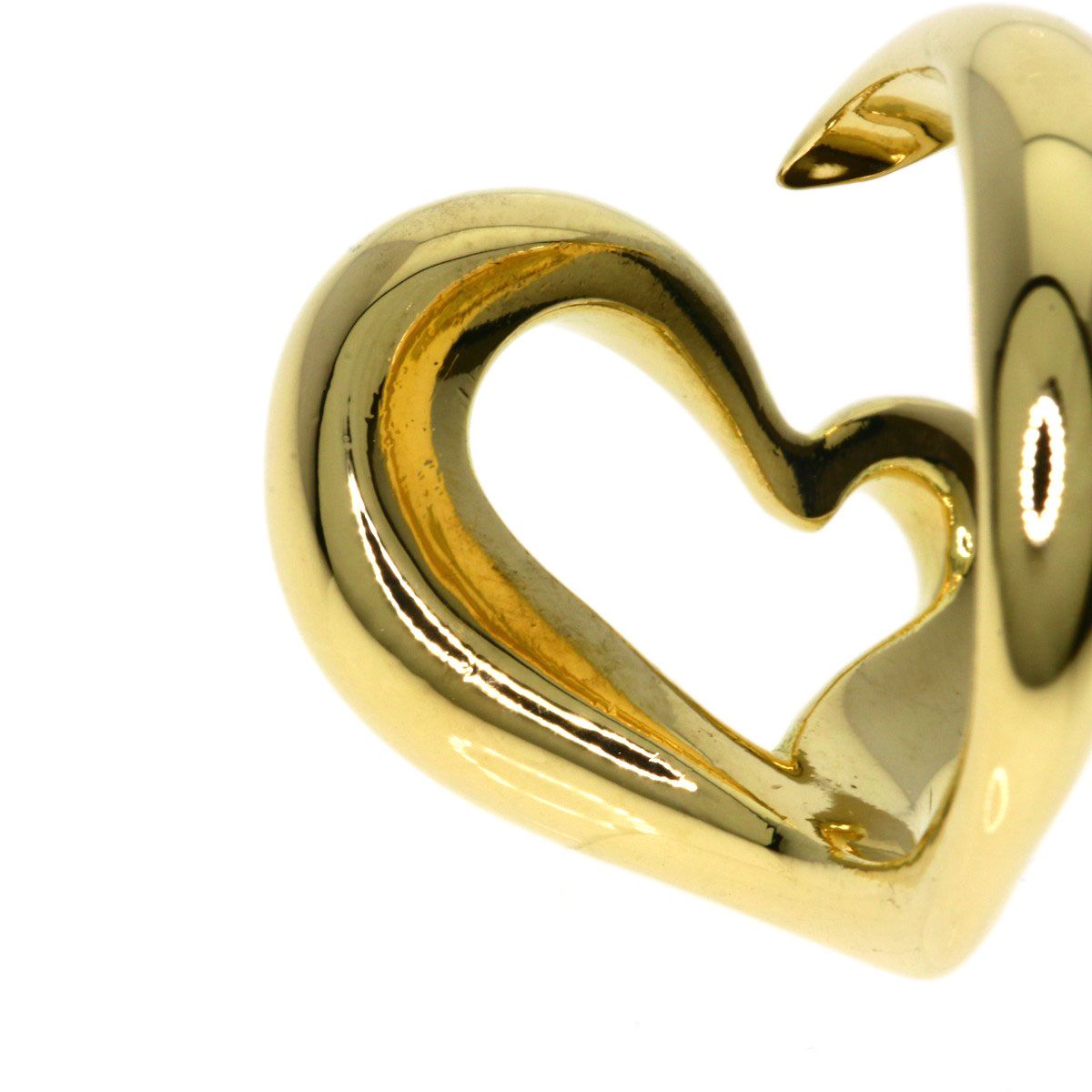 Tiffany & Co Open Heart Ring 18k Yellow Gold — view 8