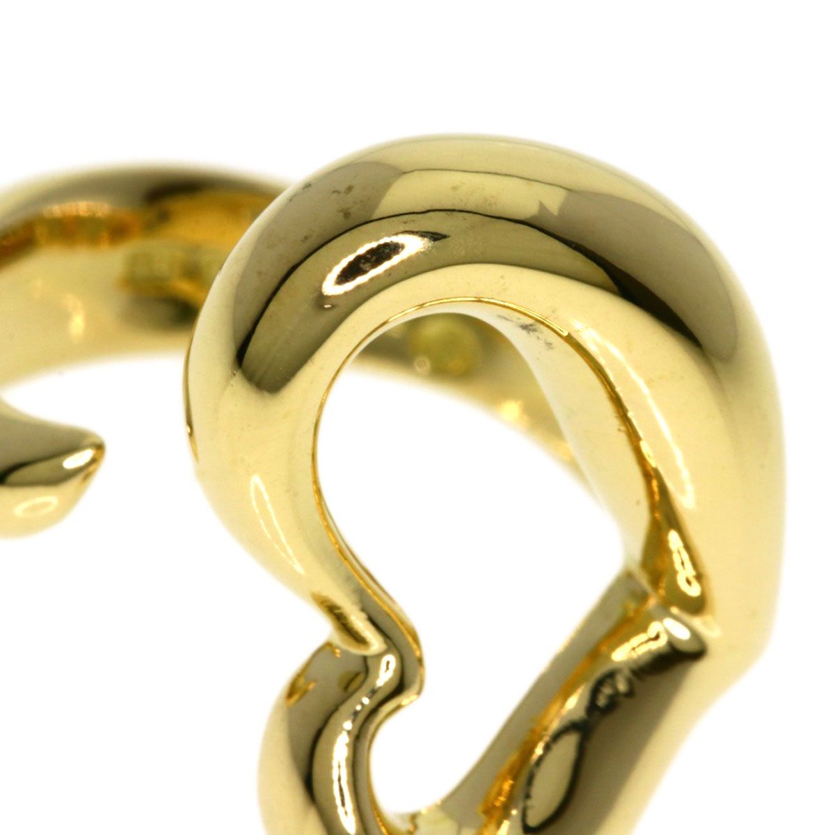 Tiffany & Co Open Heart Ring 18k Yellow Gold — view 9