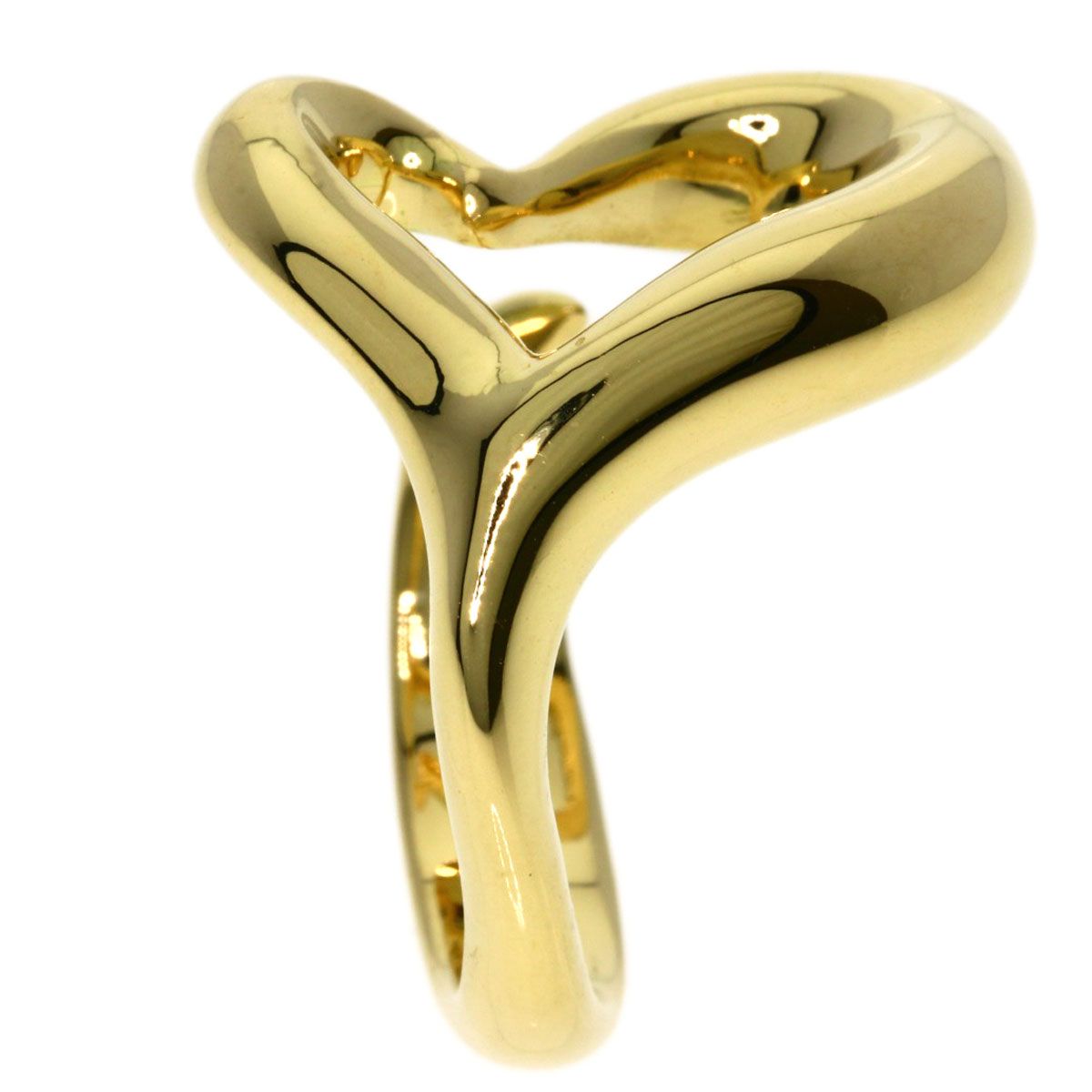 Tiffany & Co Open Heart Ring 18k Yellow Gold — view 3