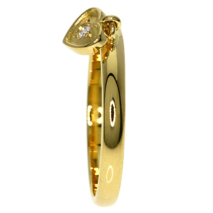 Dior Heart Diamond Ring 18k Yellow Gold — view 3