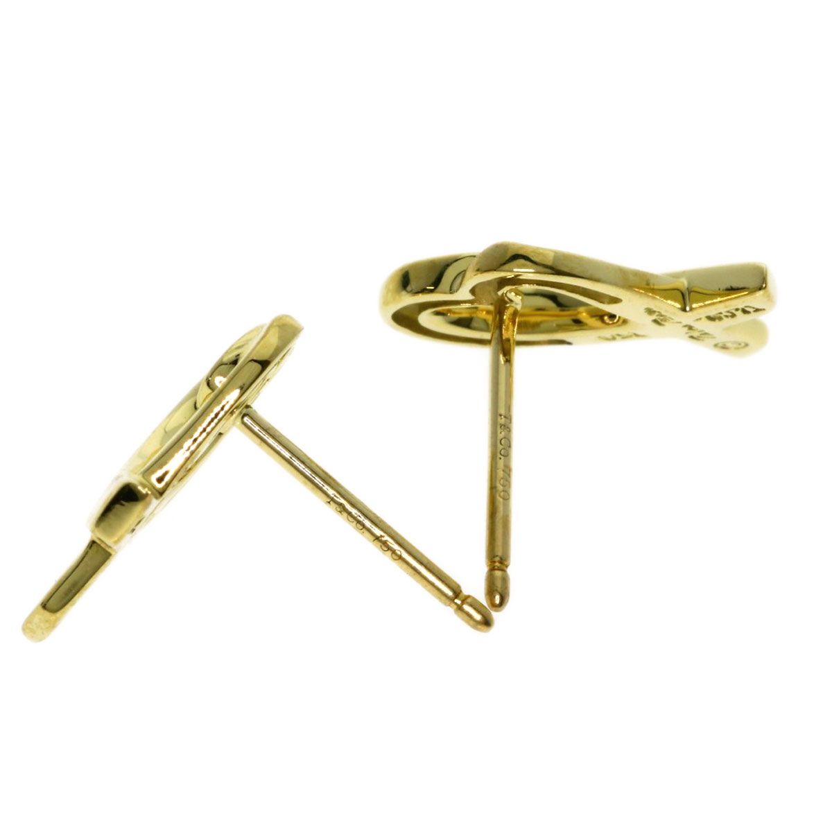 Tiffany & Co Loving Heart Earrings 18k Yellow Gold — view 3