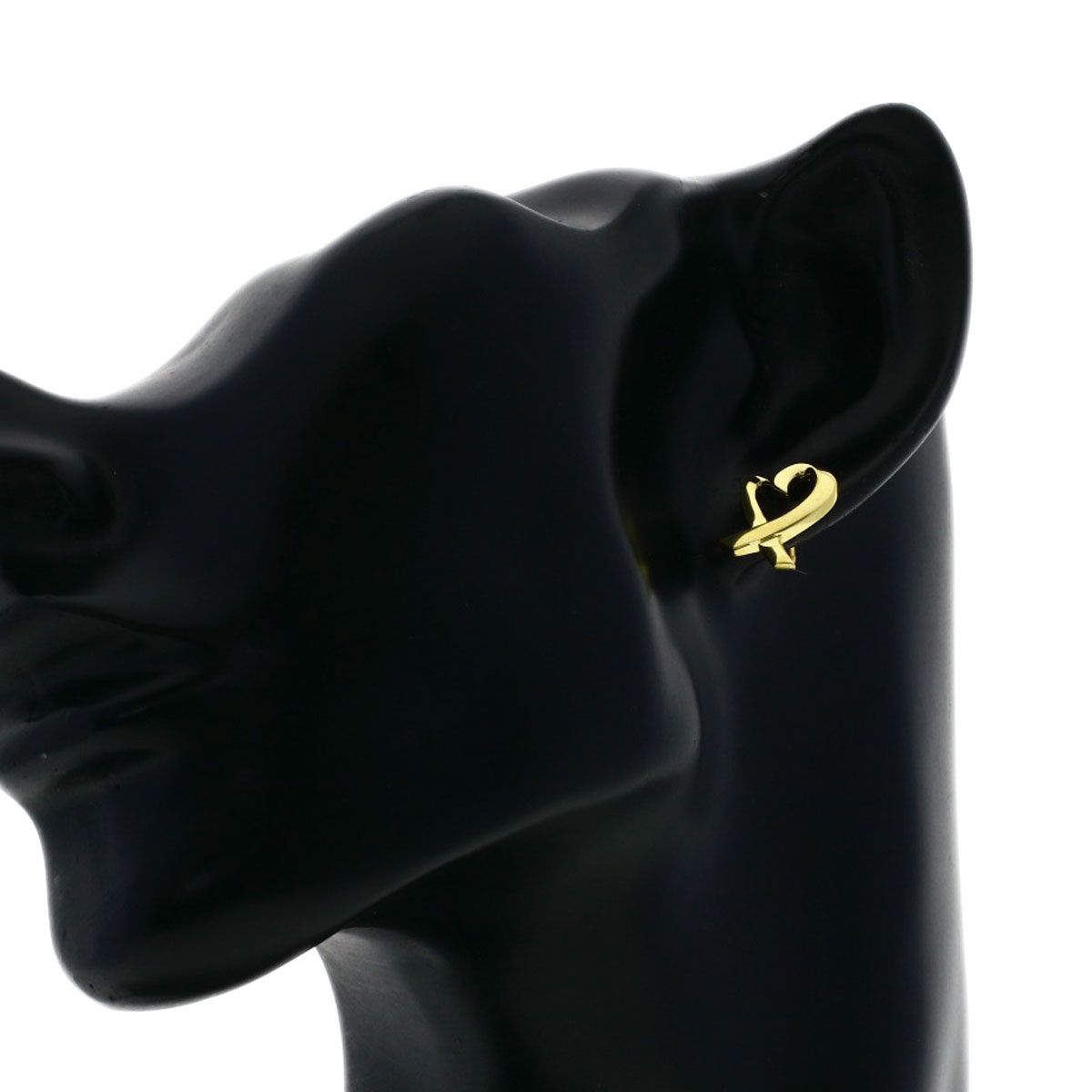 Tiffany & Co Loving Heart Earrings 18k Yellow Gold — view 5