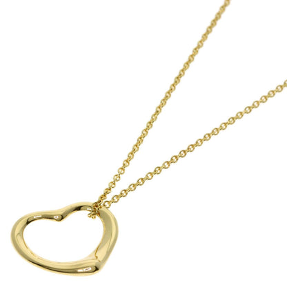 Tiffany & Co Open Heart Necklace 18k Yellow Gold