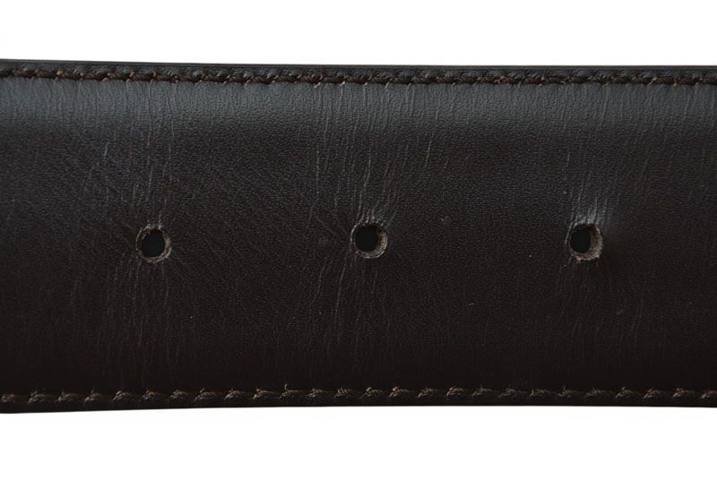 Gucci Belt GG Buckle Brown Beige 85 — view 7