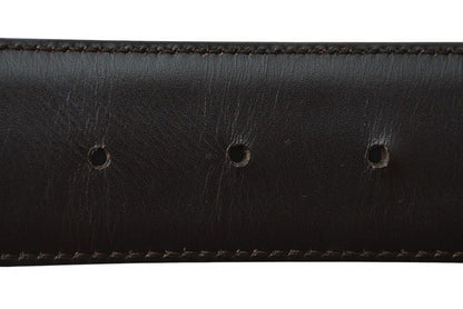 Gucci Belt GG Buckle Brown Beige 85 — view 7