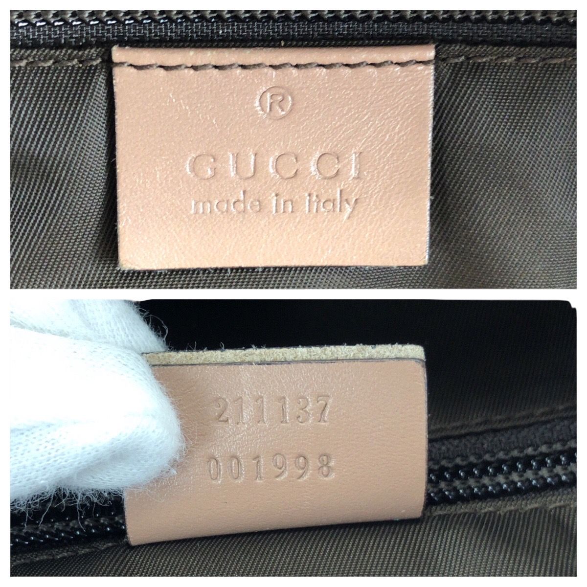 Gucci GG Supreme Pink Gold Tote Shoulder — view 4