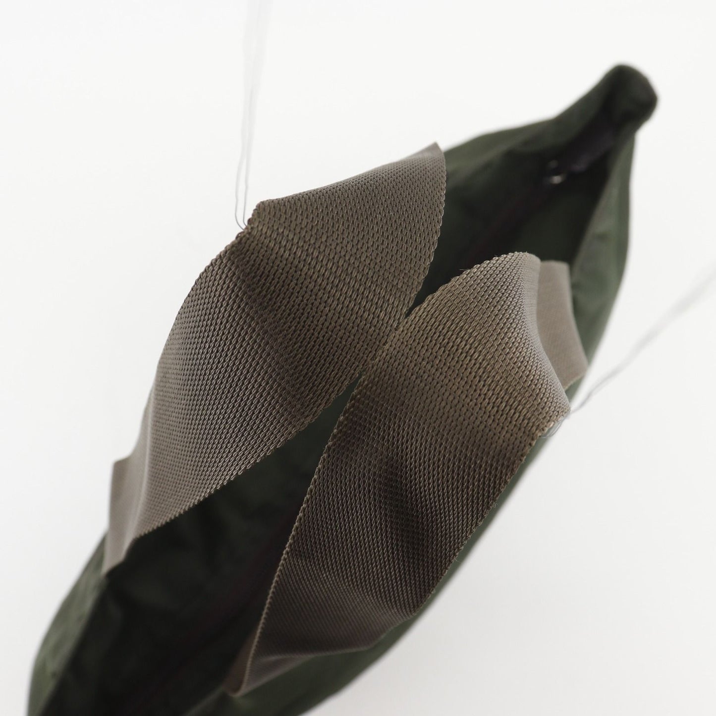 Prada Nylon Khaki Tote — view 5