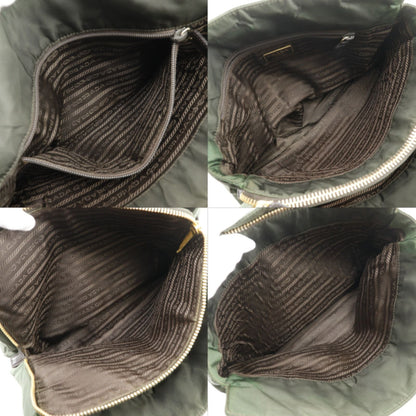 Prada Chain Tote Shoulder Nylon Khaki — view 6