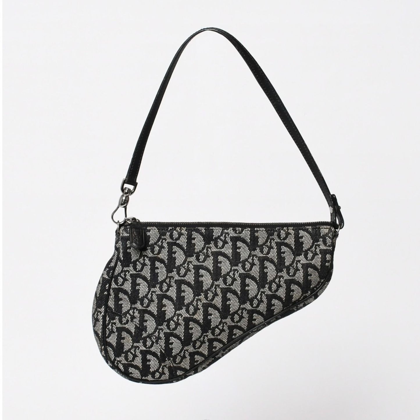 Dior Trotter Saddle Bag Pouch Navy
