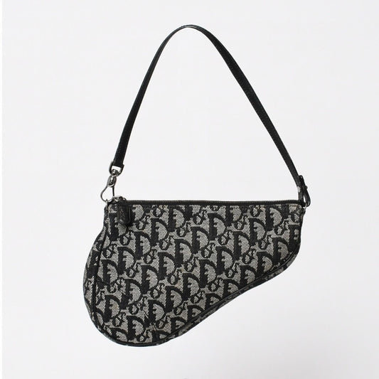 Dior Trotter Saddle Bag Pouch Navy