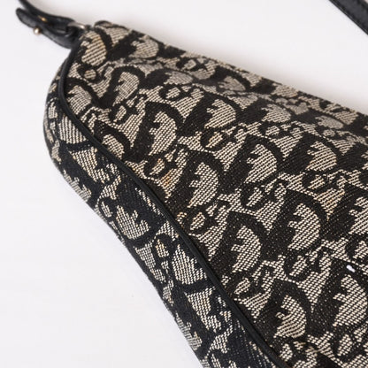 Dior Trotter Saddle Bag Pouch Navy — view 8