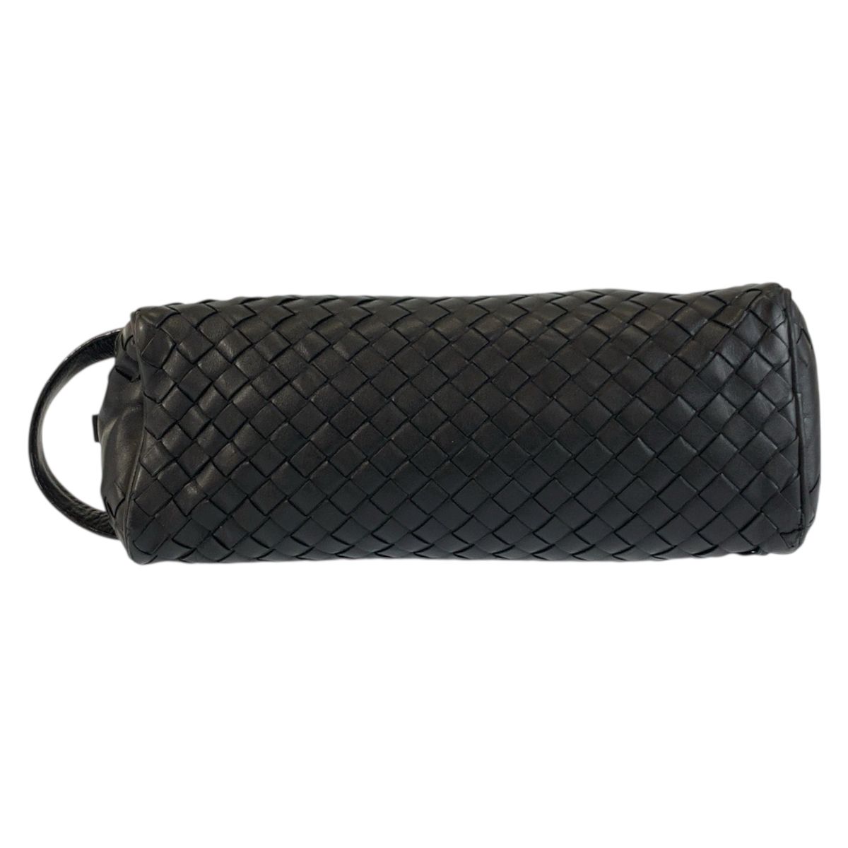 Bottega Veneta Black Leather Clutch — view 9