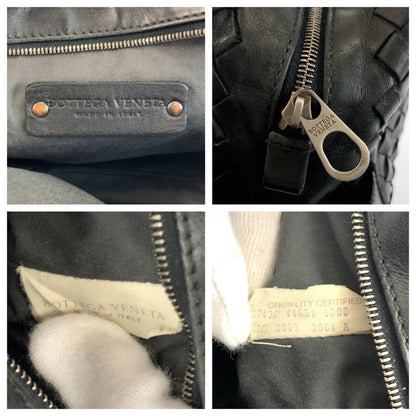 Bottega Veneta Black Leather Clutch — view 3