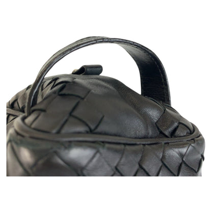 Bottega Veneta Black Leather Clutch — view 7