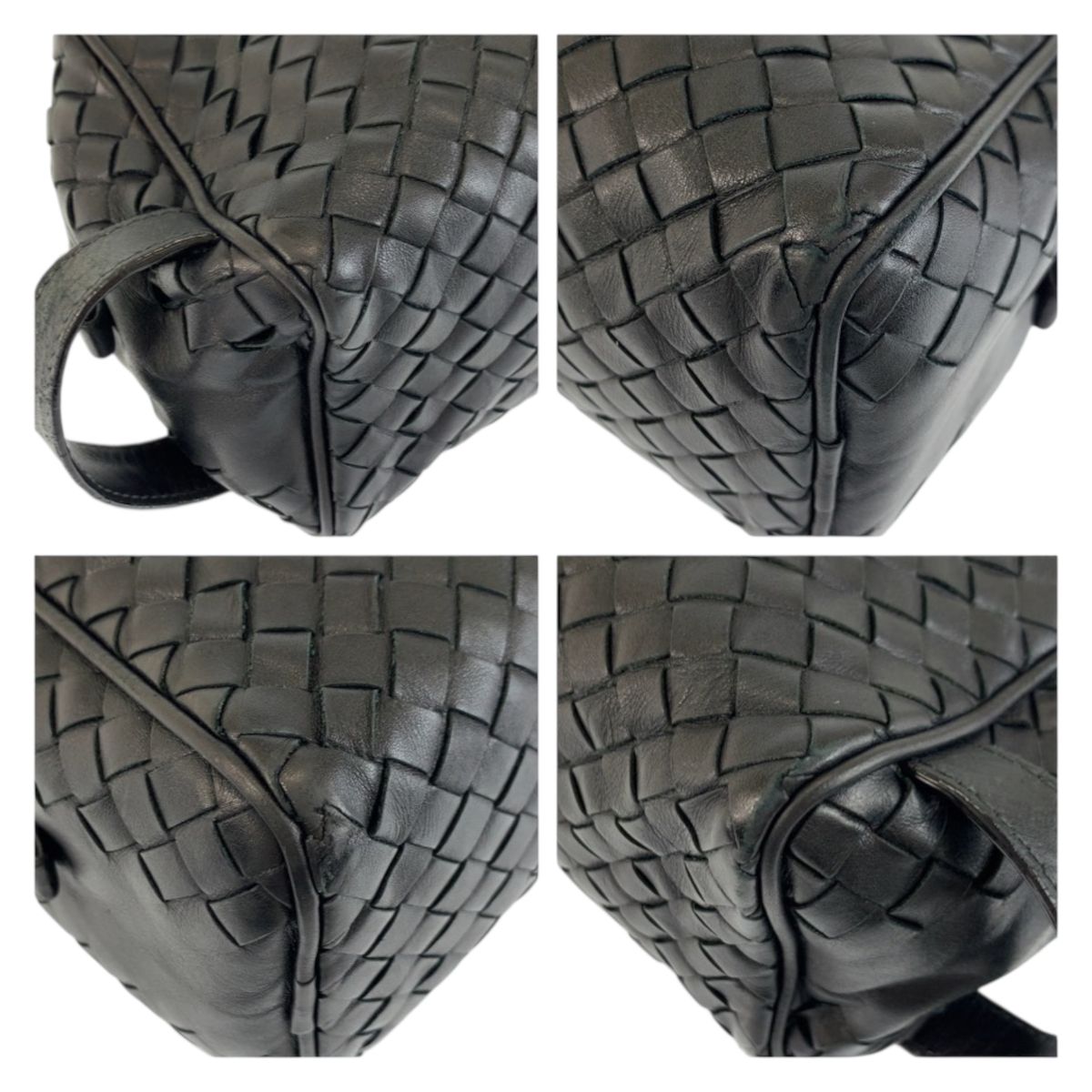 Bottega Veneta Black Leather Clutch — view 4