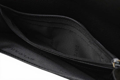 Bvlgari Classico Bifold Wallet Gray Leather Black Silver — view 7