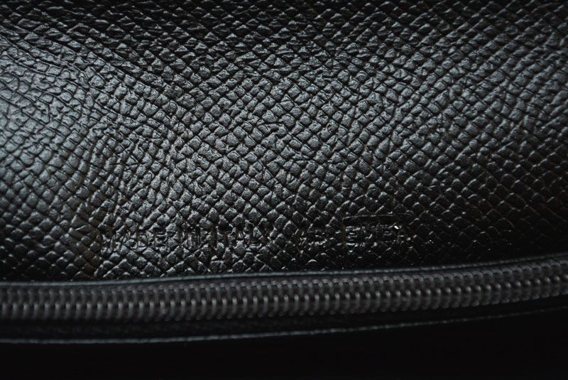 Bvlgari Classico Bifold Wallet Gray Leather Black Silver — view 6