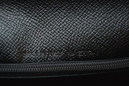Bvlgari Classico Bifold Wallet Gray Leather Black Silver — view 6