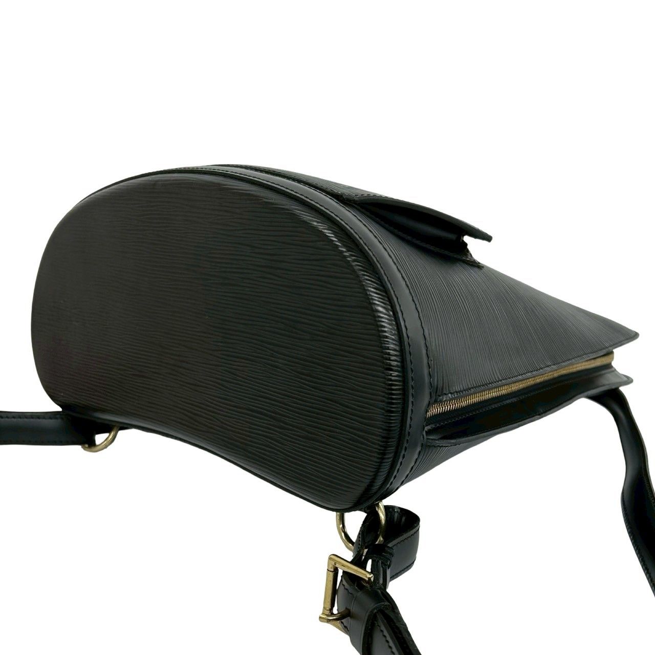 Louis Vuitton with Key Vintage Gobelin Epi Leather Backpack Noir — view 8