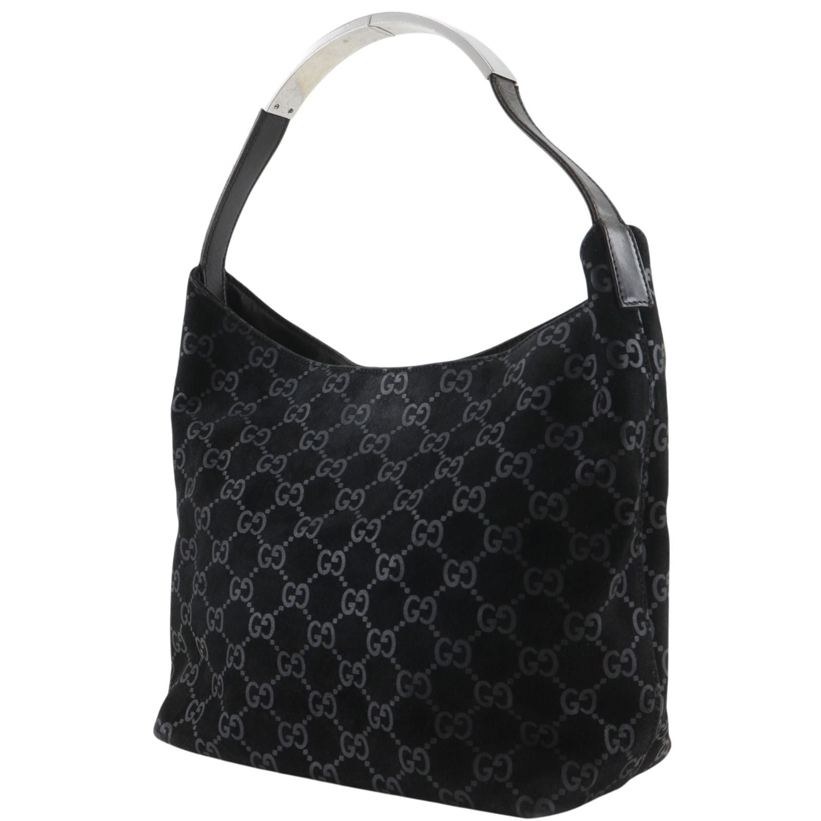 Gucci GG Suede Black Shoulder — view 2