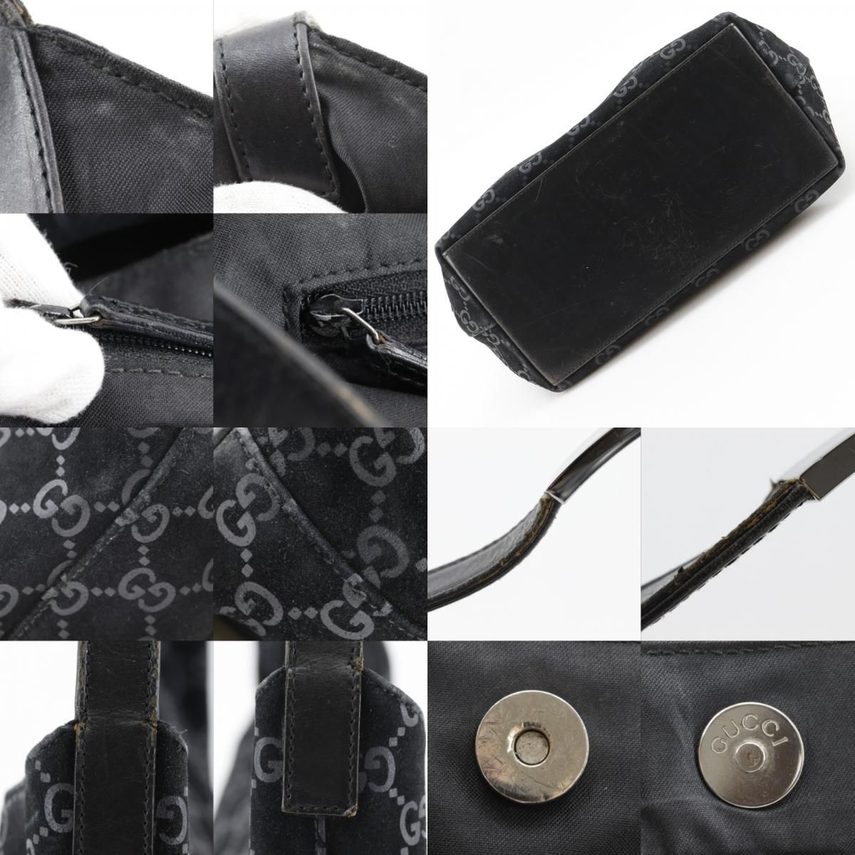 Gucci GG Suede Black Shoulder — view 9