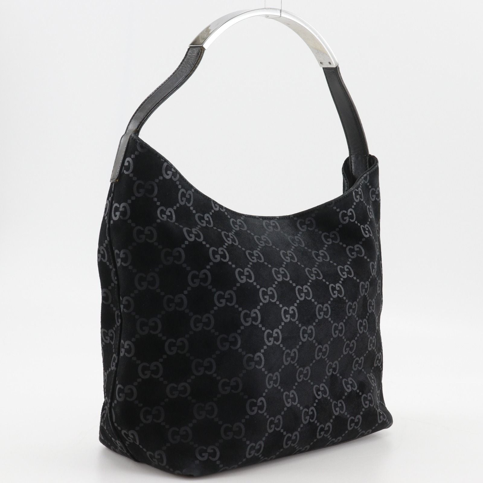 Gucci GG Suede Black Shoulder — view 3