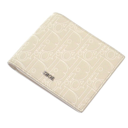 Dior Gravity Bifold Wallet Calf Beige — view 2